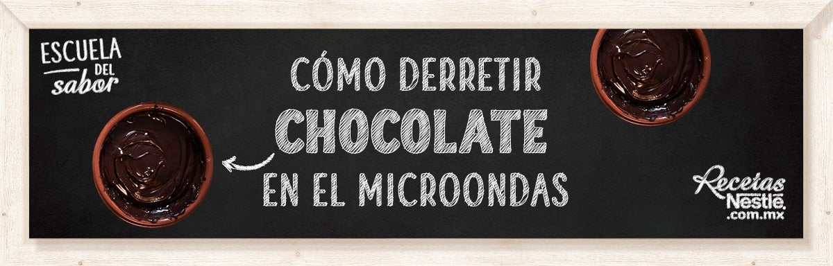 Cómo derretir chocolate en el microondas | Recetas Nestlé