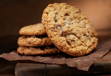 mesa con galletas