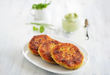 Croquetas de maíz de snacks salados