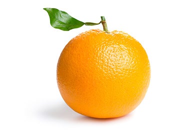 La naranja es uno de los cítricos más usados. 