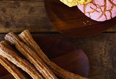 Churro para desayuno mexicano