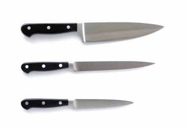     Tipos de cuchillos