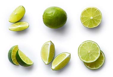  Limones, un alimento agrio o ácido, con una cáscara amarga. 