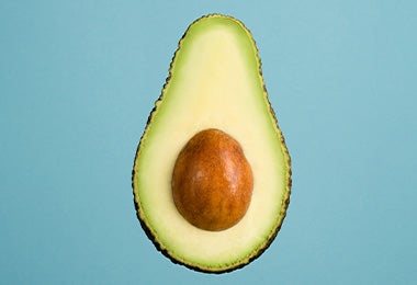    Mitad de palta  