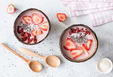   Yogurt con semillas de chía      