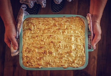  Papas cocinadas al horno. 