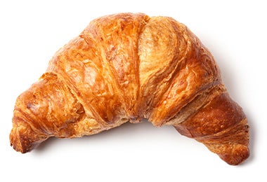  Un croissant tradicional.  