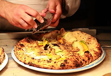    Platos típicos argentinos la pizza  