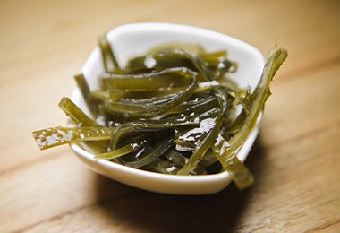 Las algas comestibles kombu son muy populares en Asia.