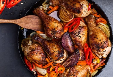 Muslos de pollo. Muslos de pollo.