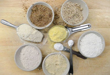 Diferentes harinas para hacer galletas sin gluten Diferentes harinas para hacer galletas sin gluten