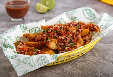 Hacer papas fritas con cajun Hacer papas fritas con cajun