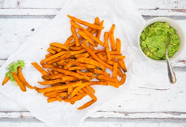 Hacer papas fritas con guacamole Hacer papas fritas con guacamole