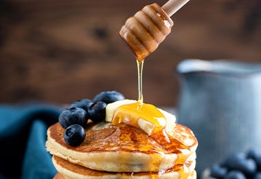 Receta dulce de pancakes con miel Receta dulce de pancakes con miel