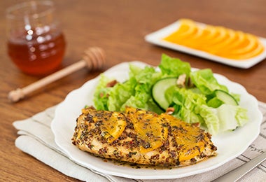 Receta salada de pollo con salsa miel mostaza Receta salada de pollo con salsa miel mostaza