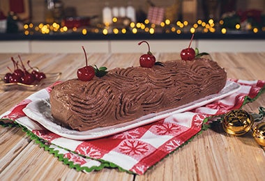 Tronco navideño comida típica navideña en Ecuador Tronco navideño comida típica navideña en Ecuador