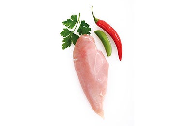 Pechuga de pollo, carne blanca por excelencia.