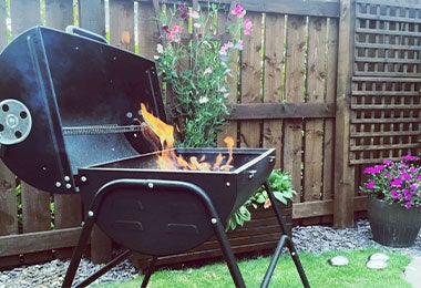 Disco de arado para cocinar asado.