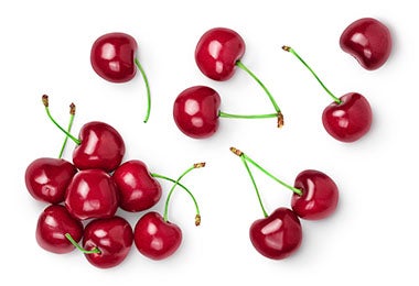 Cerezas, variedad de frutos rojos
