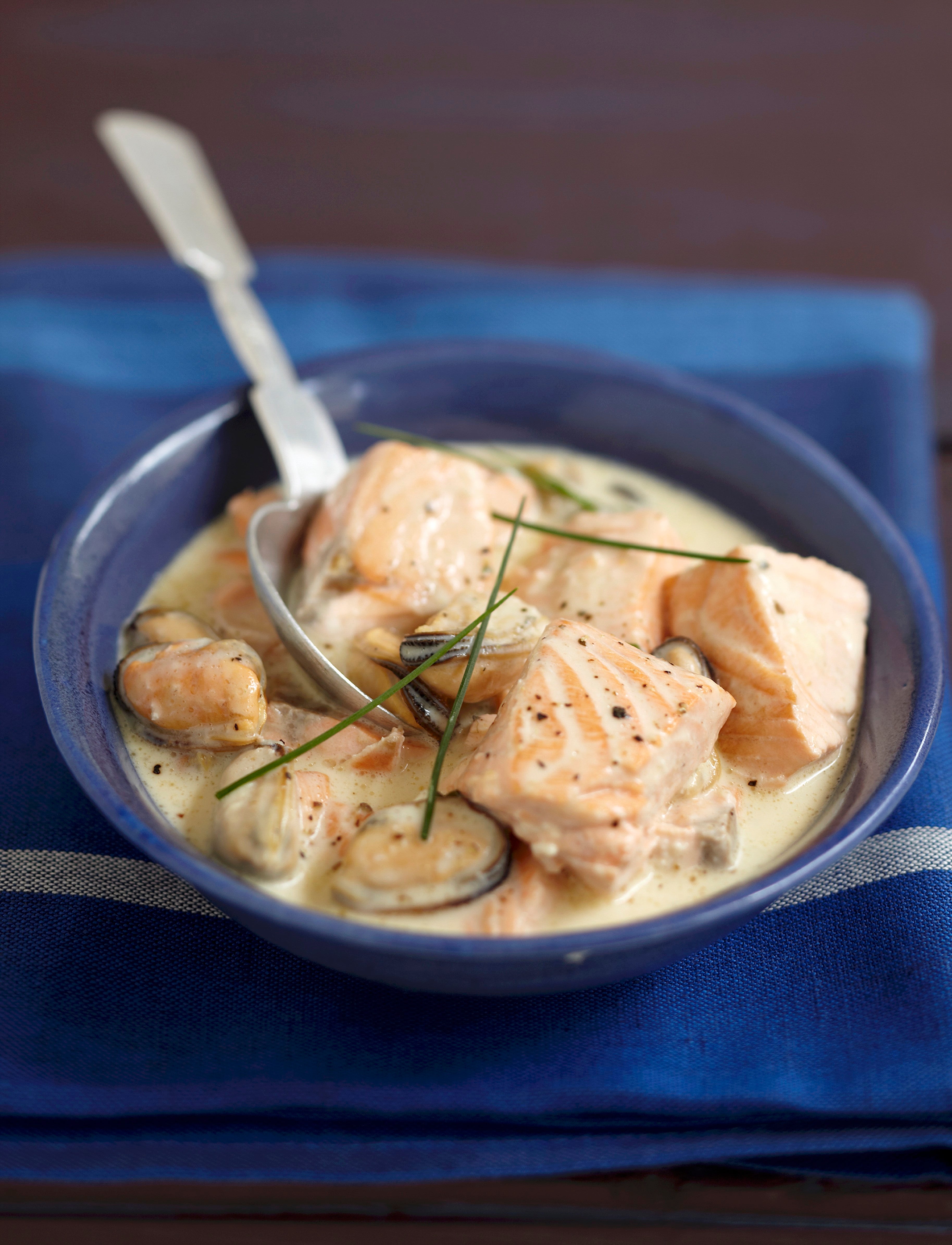 Estofado de mariscos con cochayuyo.