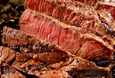 Corte de carne marucha asado.