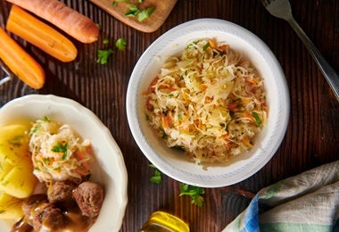 Ensalada con chucrut