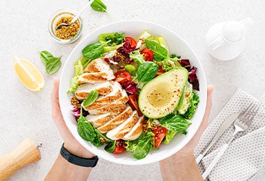 Ensalada ligera con pavo, recetas con pavo