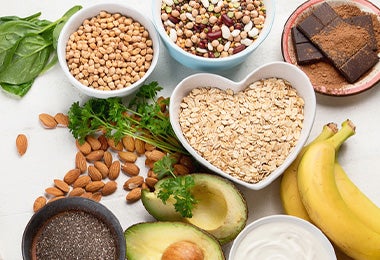 Los granos y las frutas pueden ser una fuente de macronutrientes 