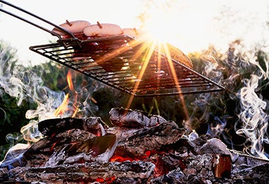 brazas para el horno de chapa a leña