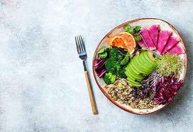 Ensalada con kiwicha