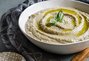 Propiedades sésamo, crema de hummus con sésamo blanco