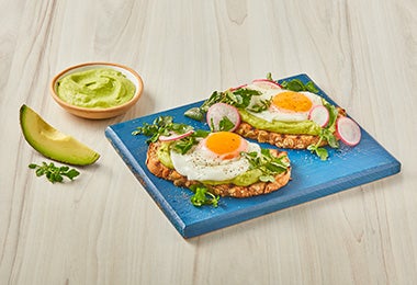 Qué hacer de comer tostadas de palta con huevo frito