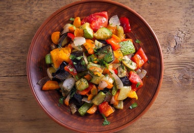 Ensalada con tomate de árbol