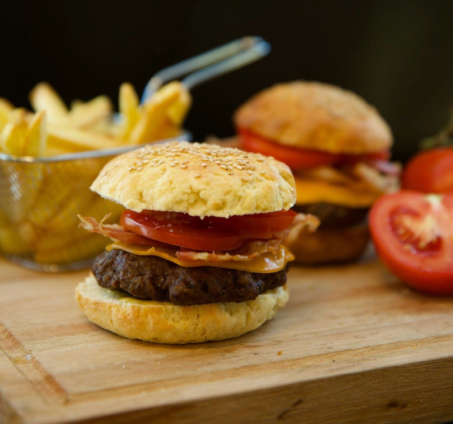 Cheeseburger en Airfryer