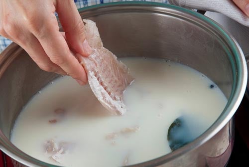 Cazuelitas de pescado con puré