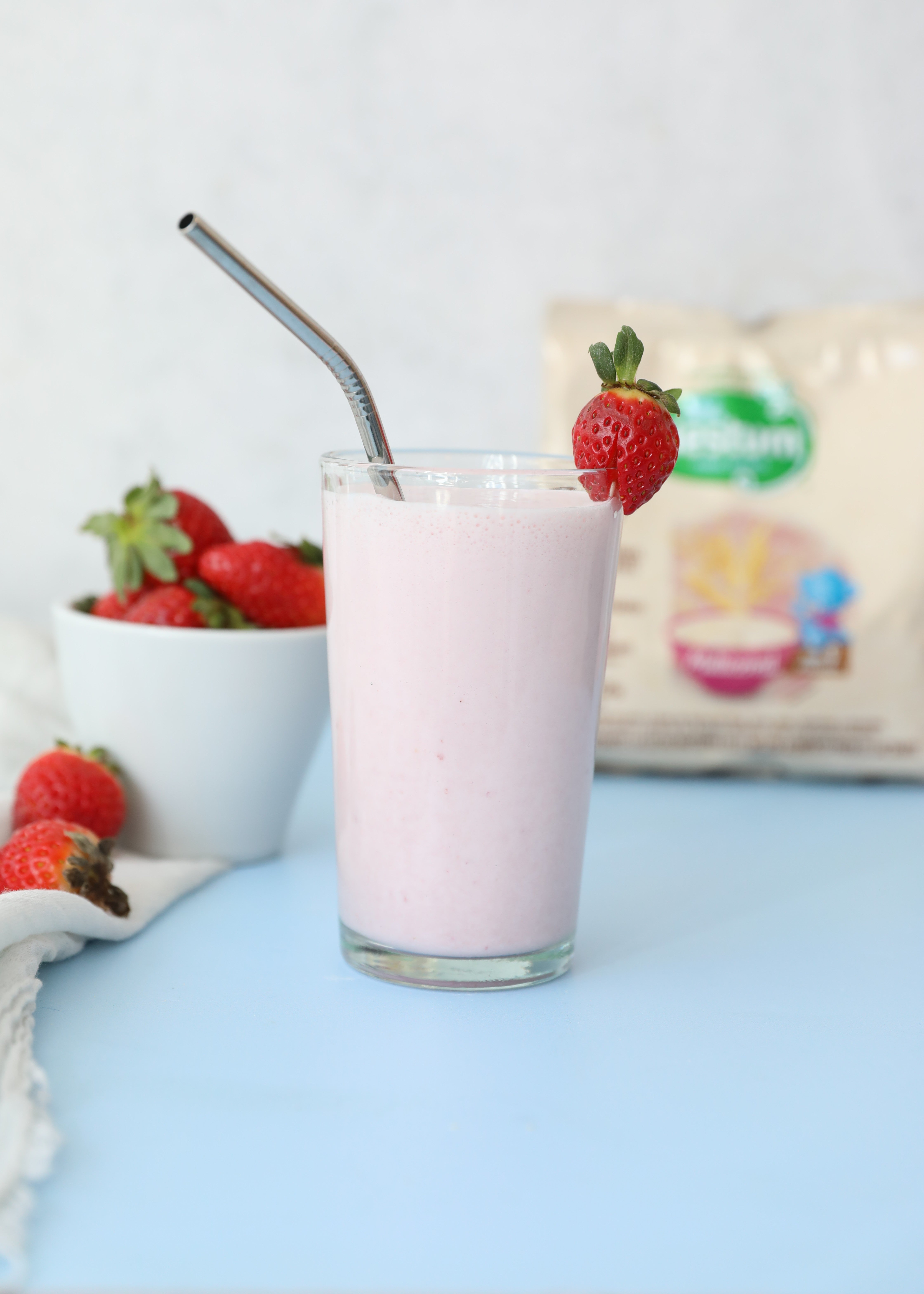 Licuado de frutilla