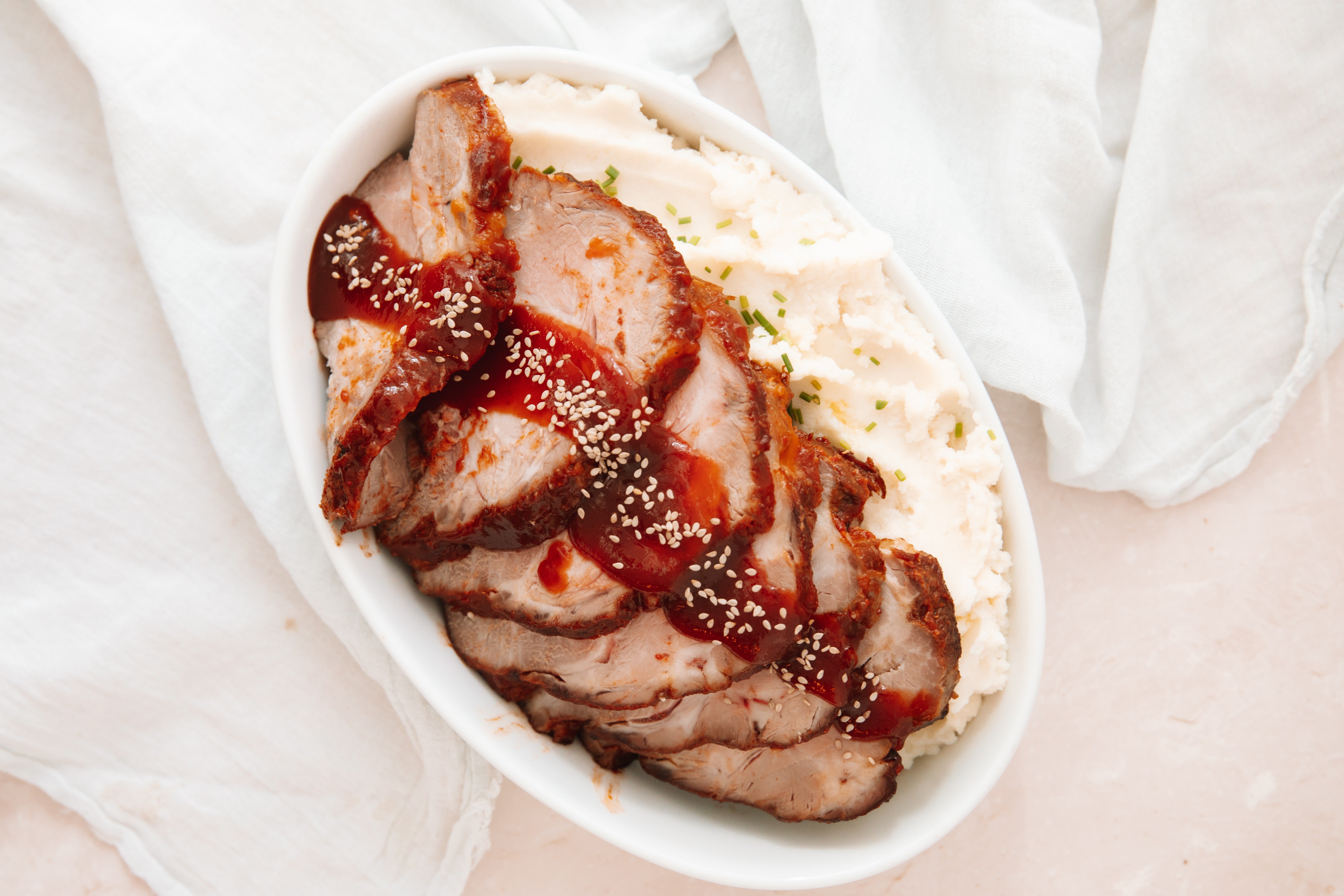 Solomillo de Cerdo con Salsa Barbacoa en Airfryer