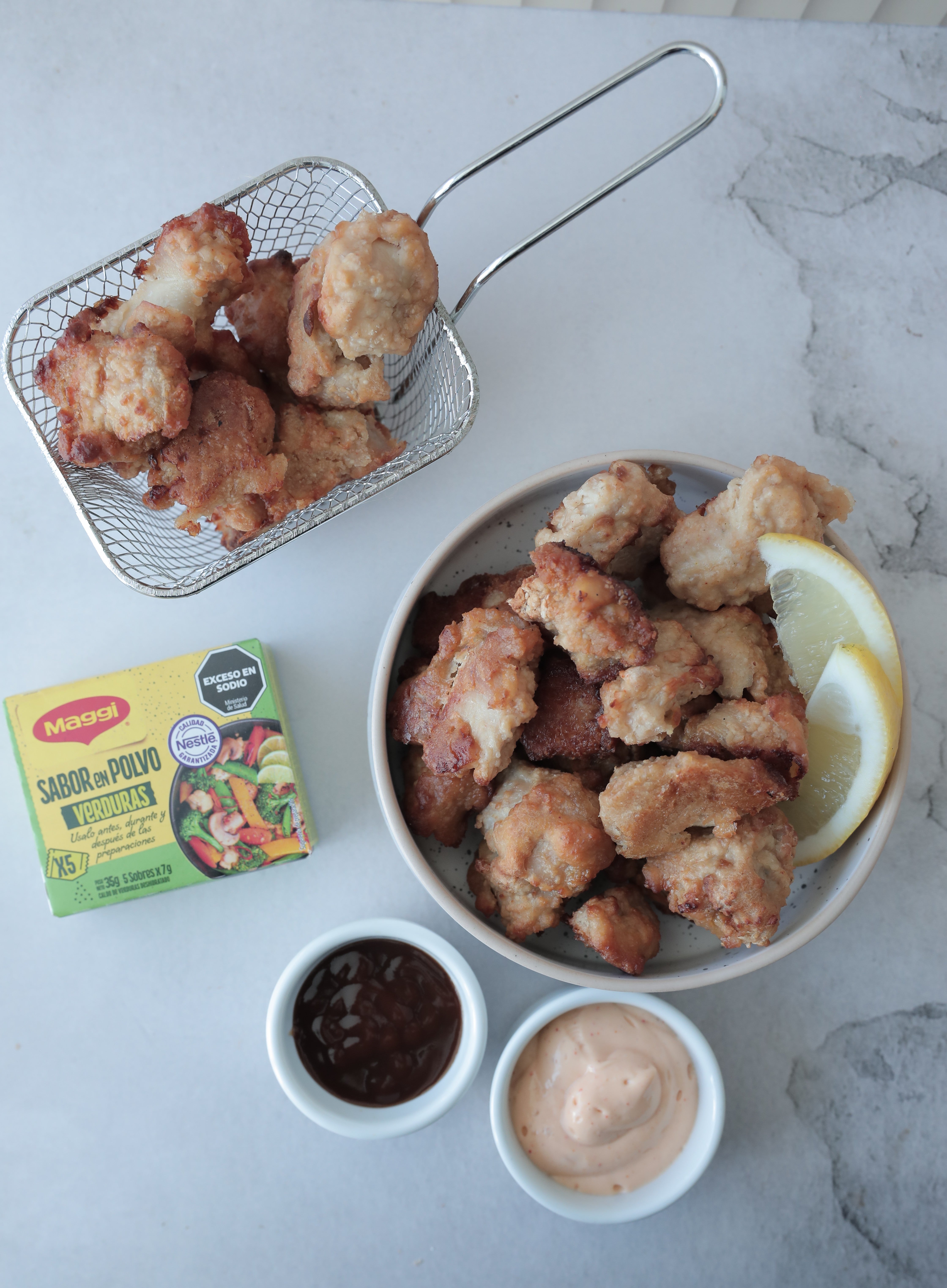 Bocaditos de Pollo en Airfryer