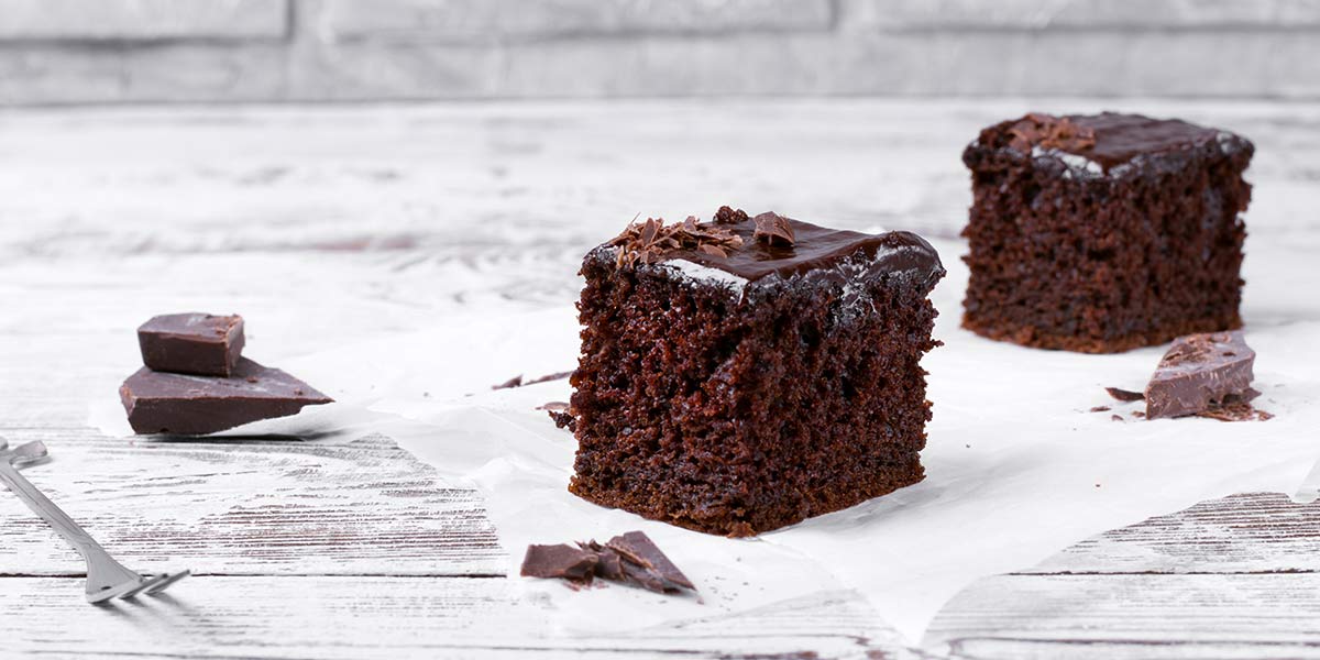 Torta de chocolate y avena