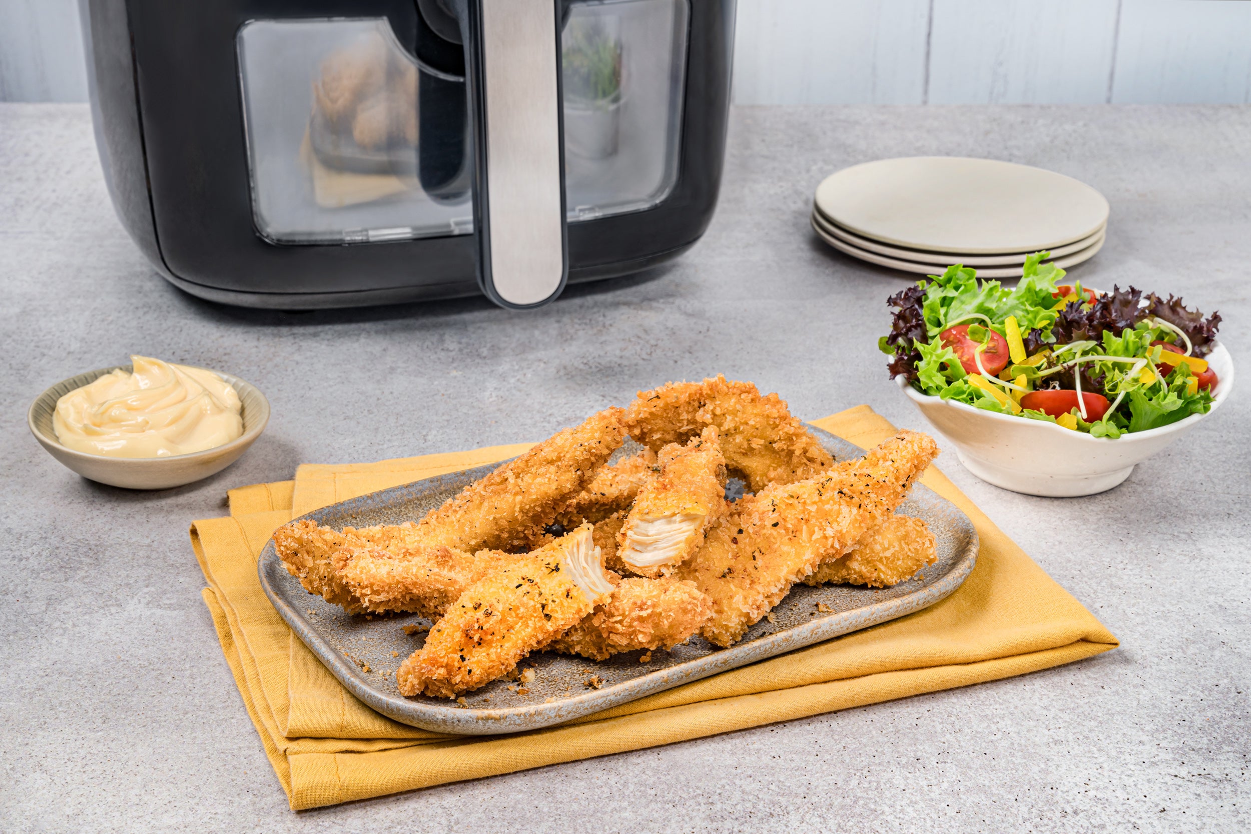 Pollo crujiente a la provenzal en Airfryer
