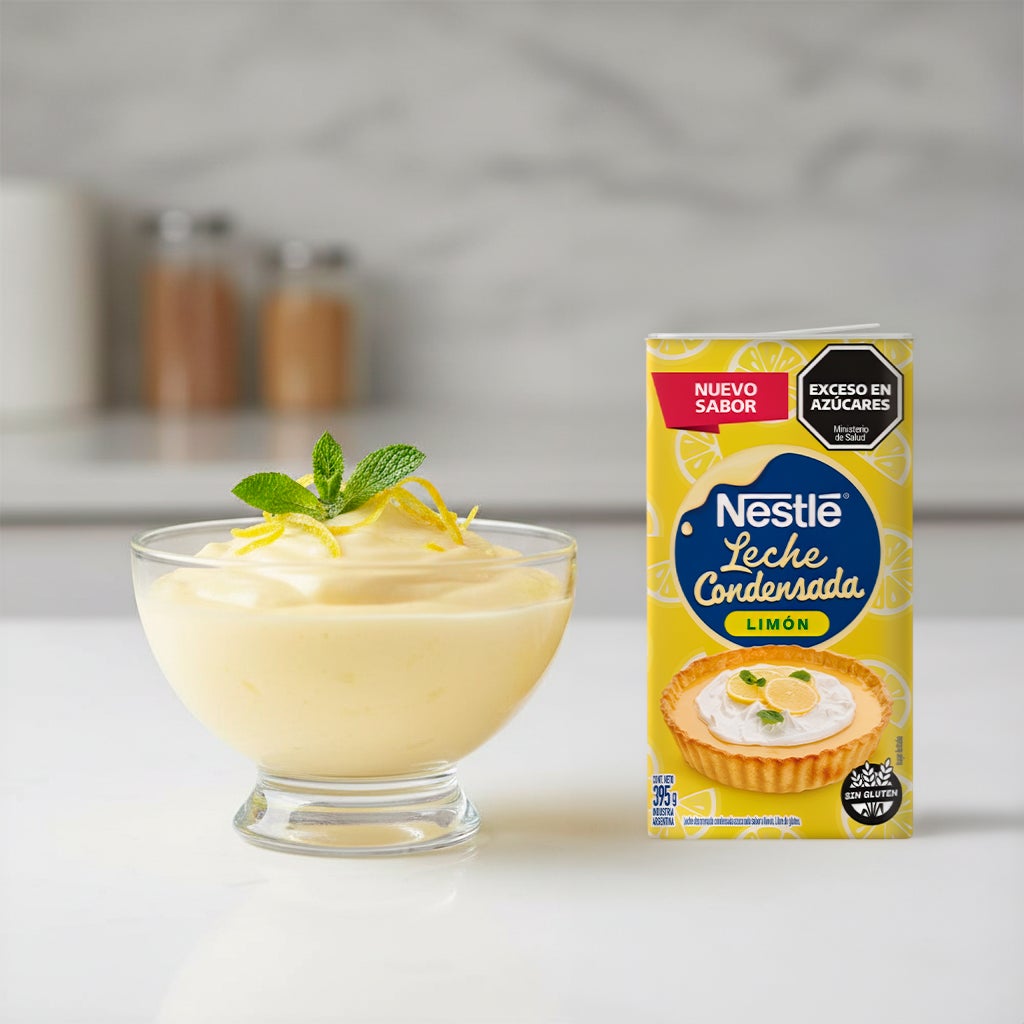 Mousse de limón con Nestlé Leche Condensada Limón