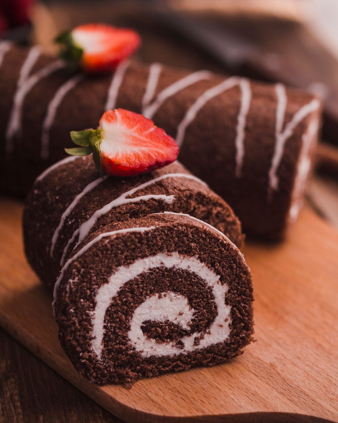 Arrollado de chocolate