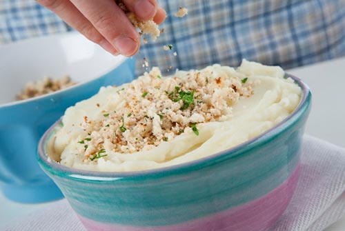 Cazuelitas de pescado con puré