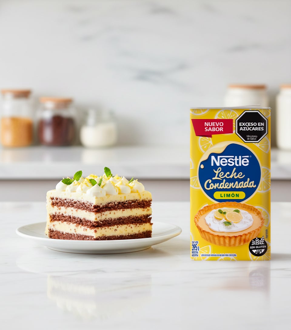 Chocotorta de limón con Nestlé Leche Condensada Limón