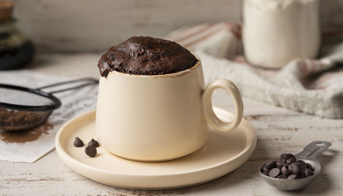 Brownie en Taza