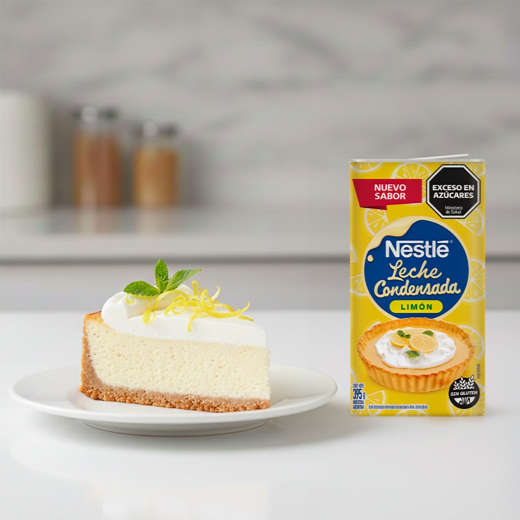 Cheescake de limón con Nestlé Leche Condensada Limón