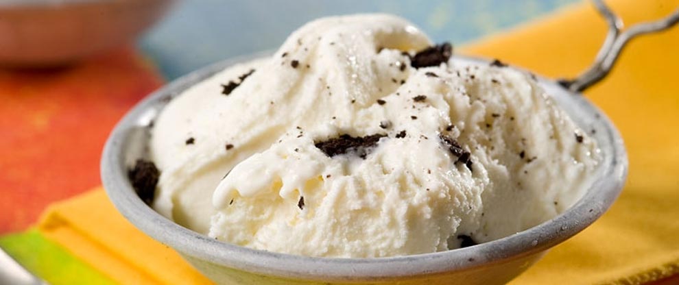 Postre con galletitas de chocolate molidas