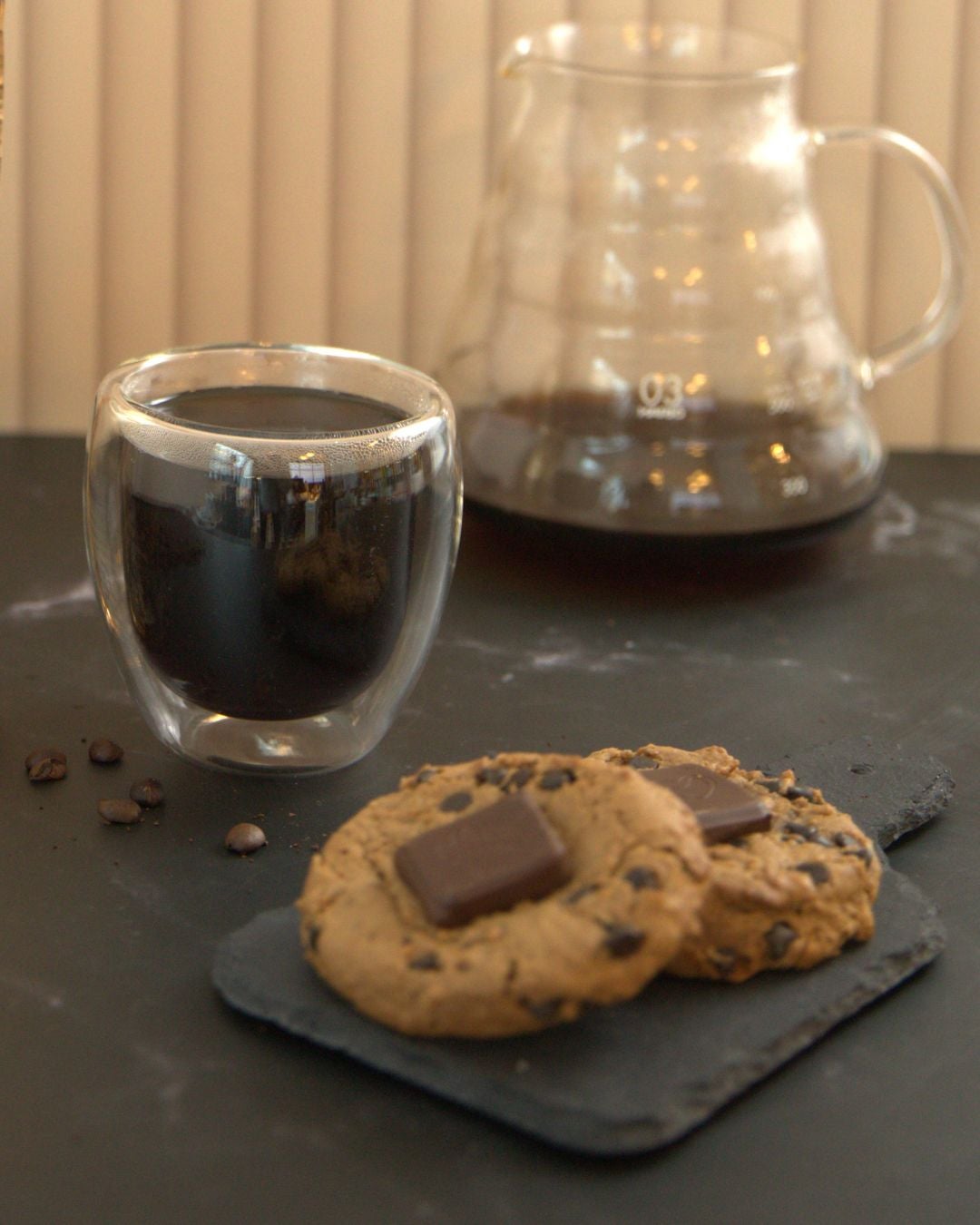 Cookies de café y chocolate