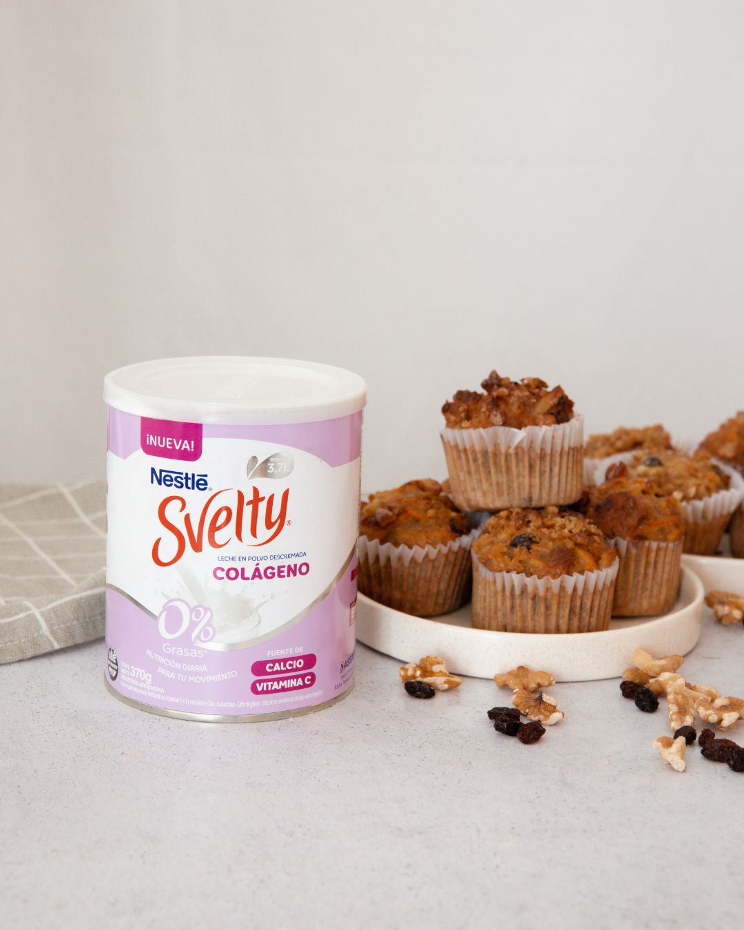 Muffins de zanahoria y manzana
