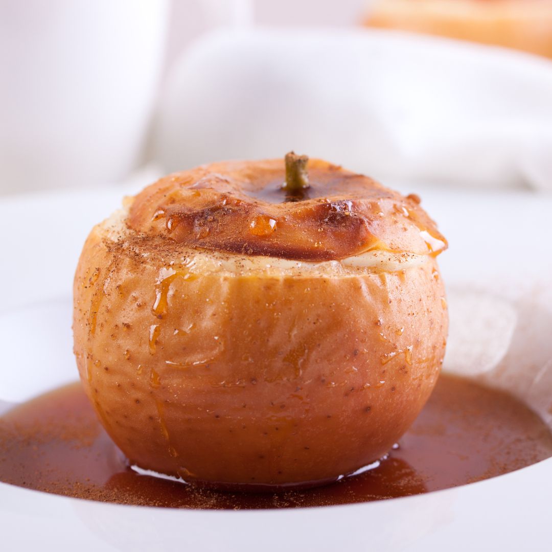 Manzana rellena